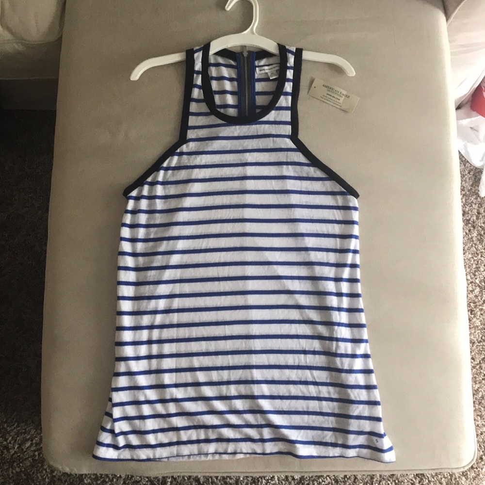 American Eagle Striped Tank Top